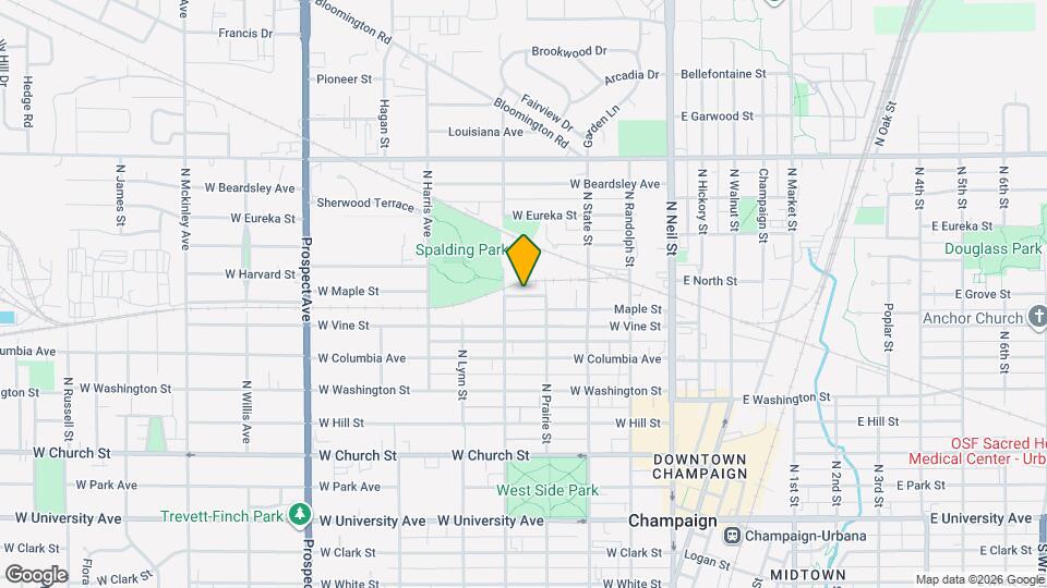 408 W Maple St Map and Location Details