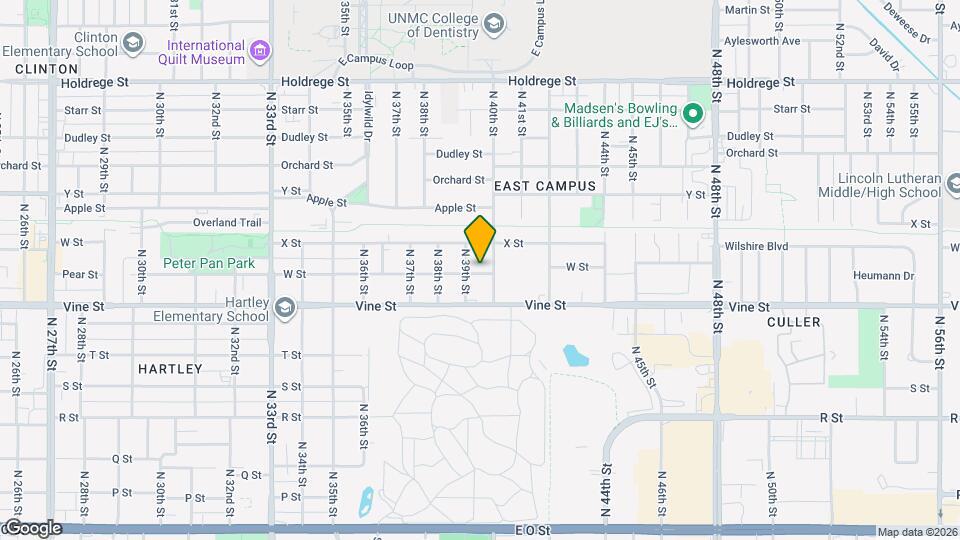 3920 W St Mapa y Detalles de la Ubicación