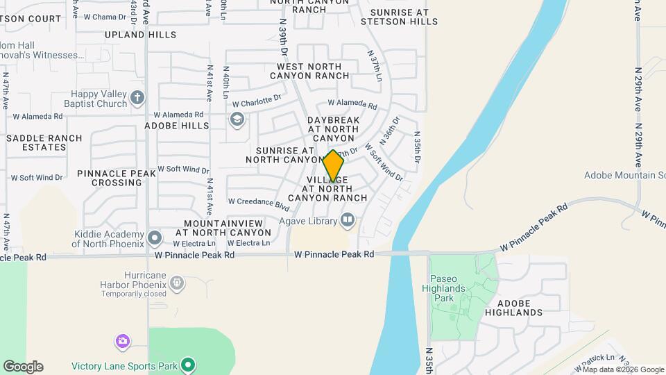 23818 N 38th Ave Mapa y Detalles de la Ubicación