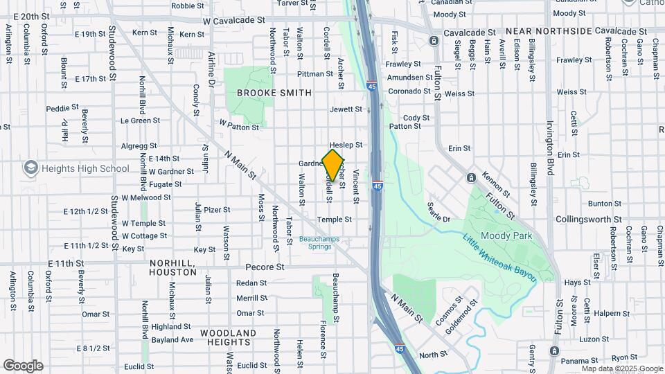 412 Cordell St Map and Location Details