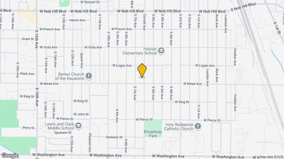 1418 Cornell Ave Map and Location Details