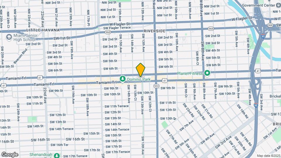 1335 SW 8th St-Unit -3 Mapa y Detalles de la Ubicación