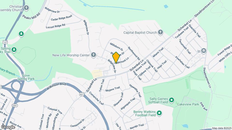 106 Oakmont Ln Map and Location Details