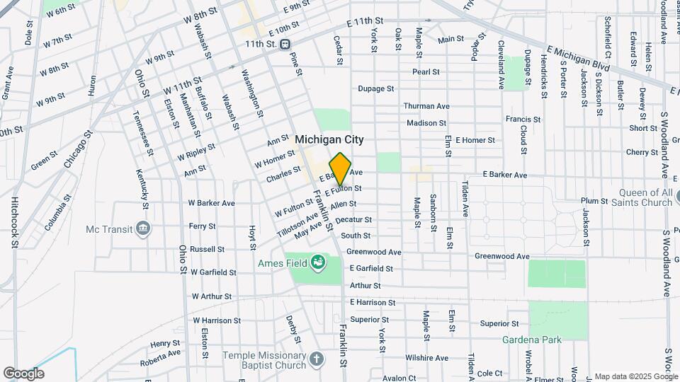 123 1/2 E Fulton St Map and Location Details