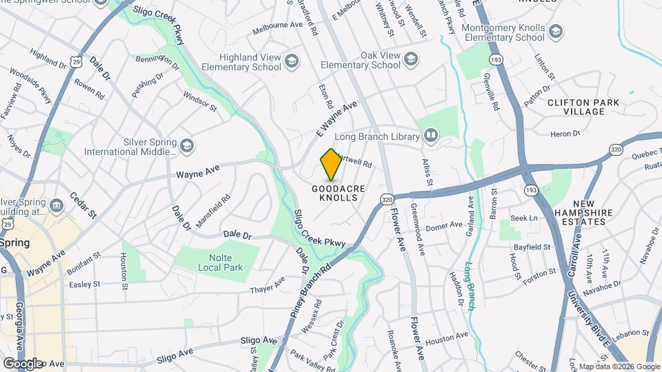 8601 Manchester Rd, Unit 406 Mapa y Detalles de la Ubicación