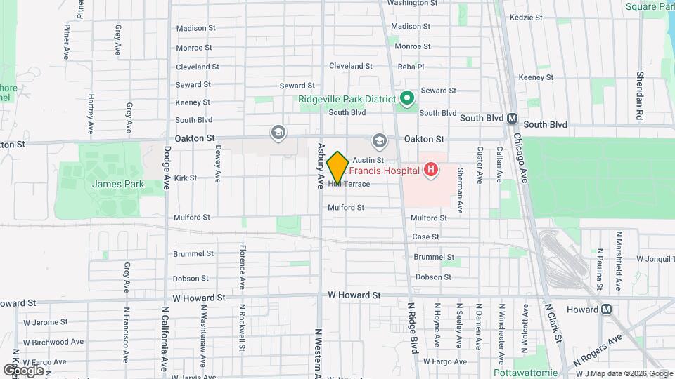 1208 Hull Terrace, Unit 2 Map and Location Details