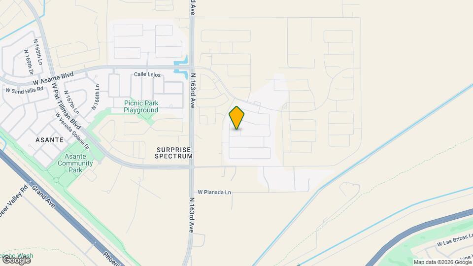 23670 N 160th Ct Map and Location Details