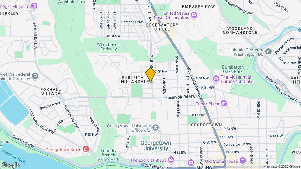 1712 37th St NW Map and Location Details