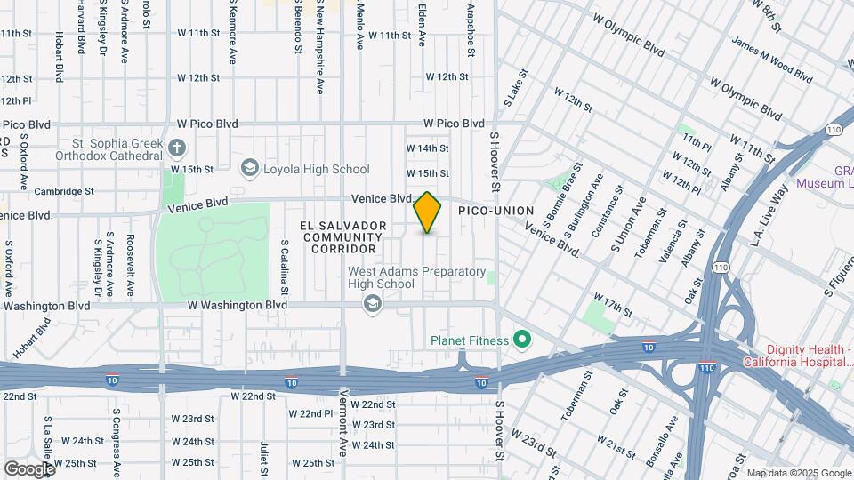 1718 S New England St Map and Location Details