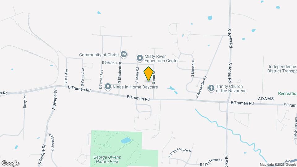 1100 S Ann St Map and Location Details