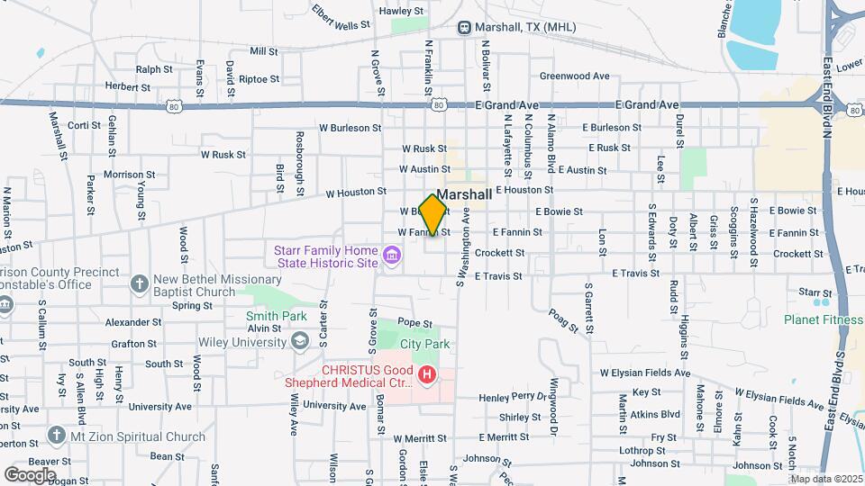 304 S Franklin St Map and Location Details