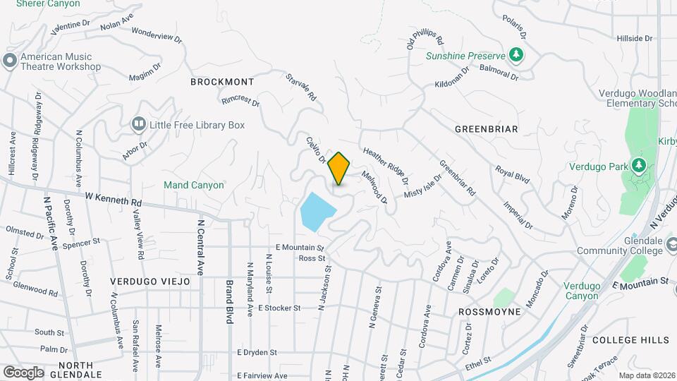 1570 Melwood Dr Map and Location Details