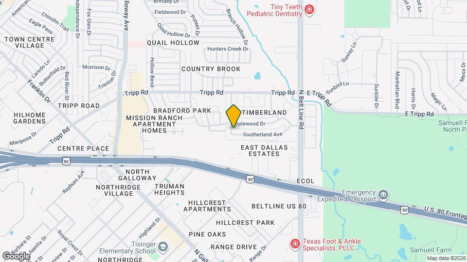 411 Southerland Ave Map and Location Details