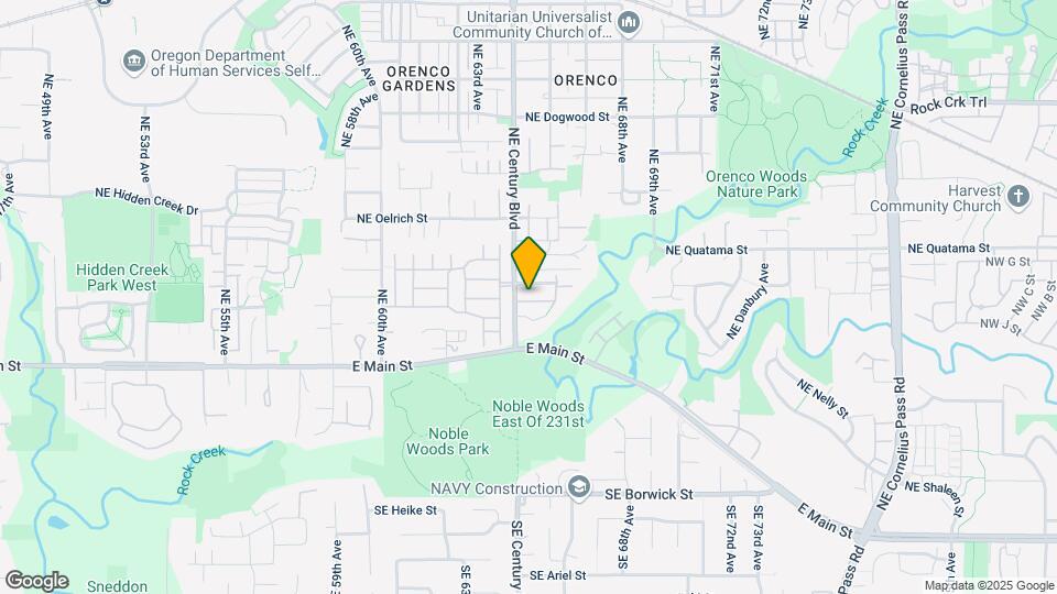 6513 NE Forest Ln Map and Location Details