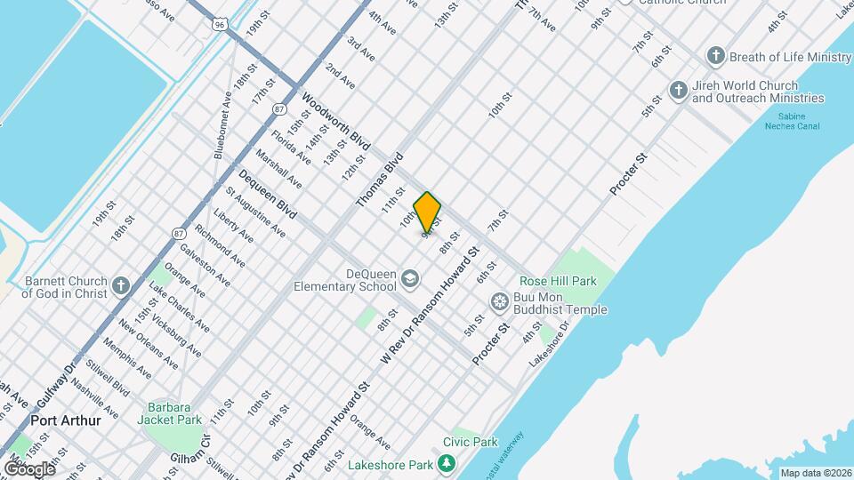 2728 9th St Map and Location Details