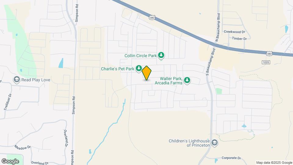 1208 Mesquite Ln Map and Location Details