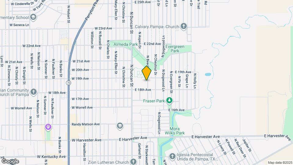 1819 N Beech Ln Map and Location Details