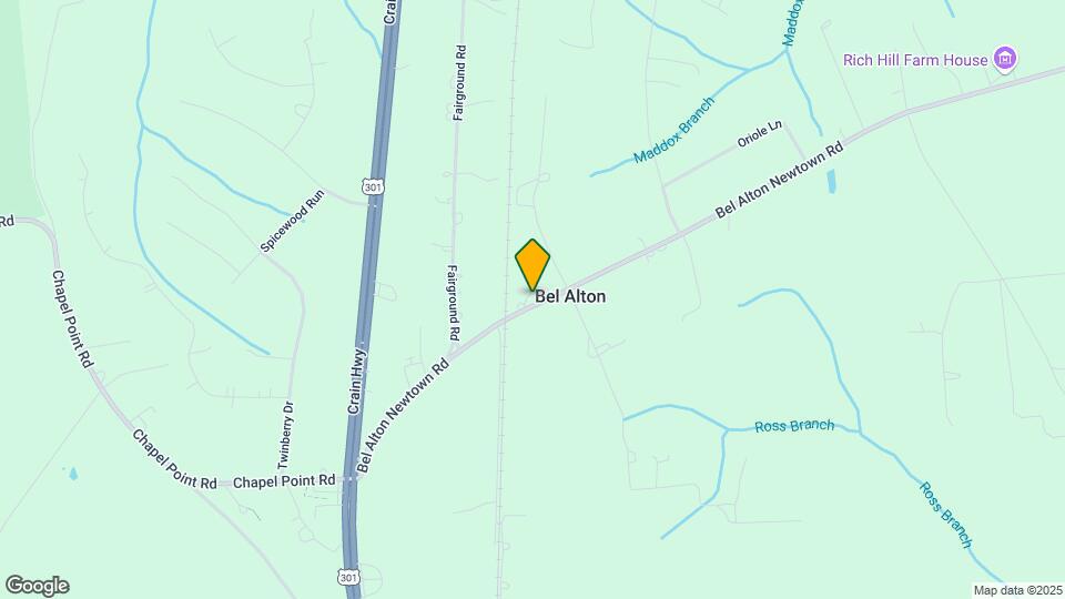 9635 Bel Alton Newtown Rd Map and Location Details
