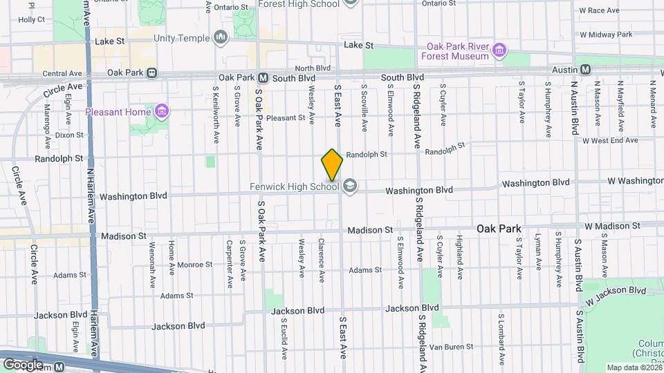 333 S East Ave Map and Location Details