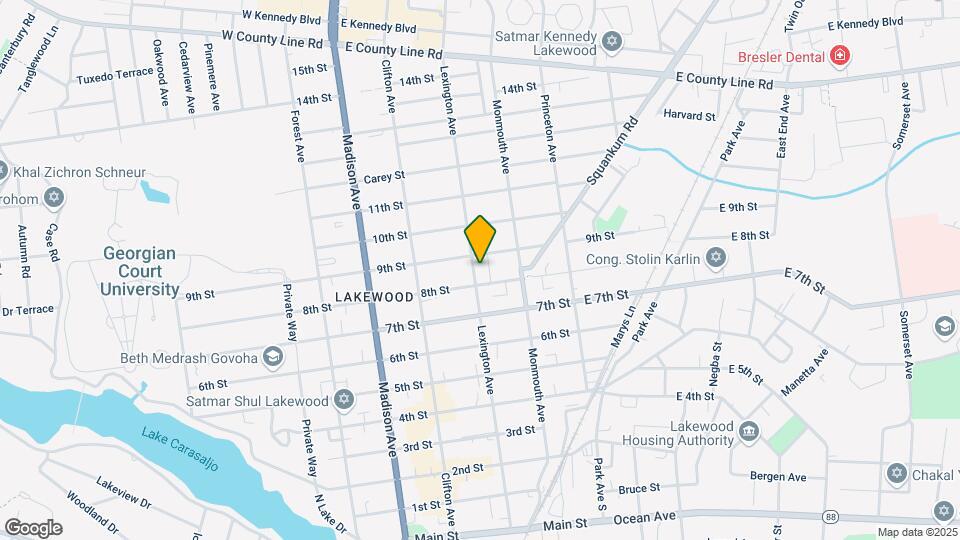 801 Lexington Ave Map and Location Details