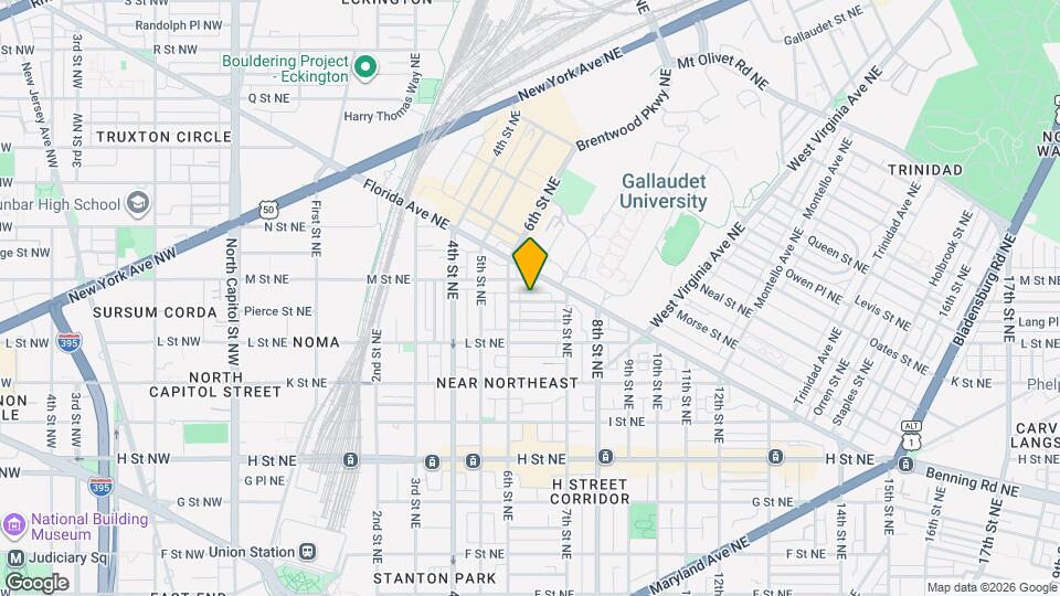 622 Orleans Pl NE Map and Location Details