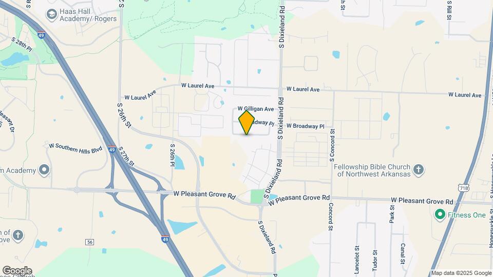 2016 W Chandler Ave Map and Location Details