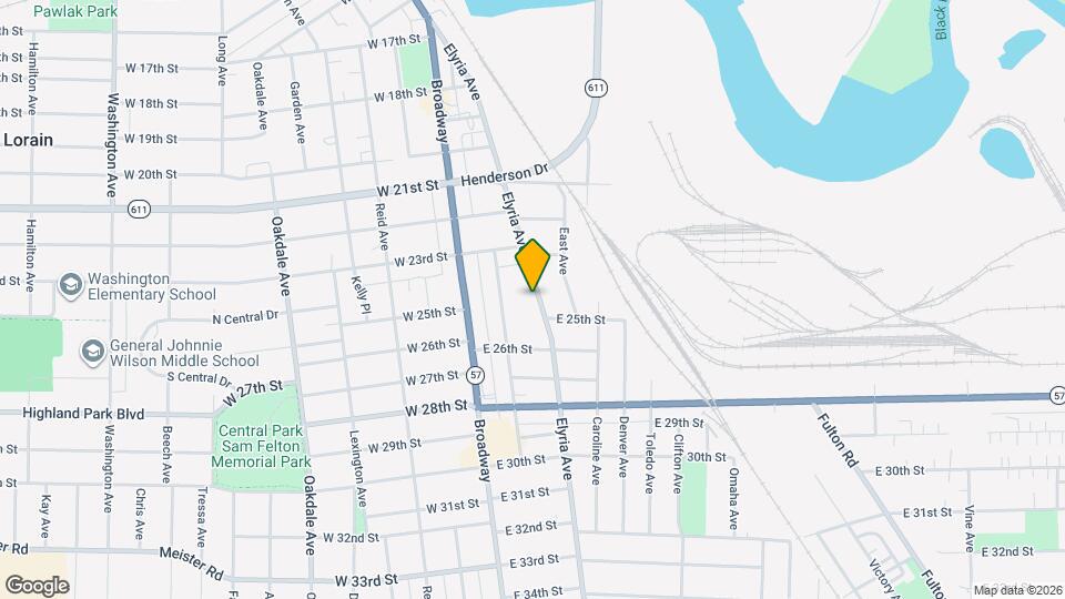 2402 Elyria Ave, Unit upper Map and Location Details