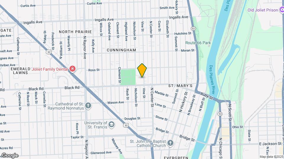 809 Vine St Map and Location Details