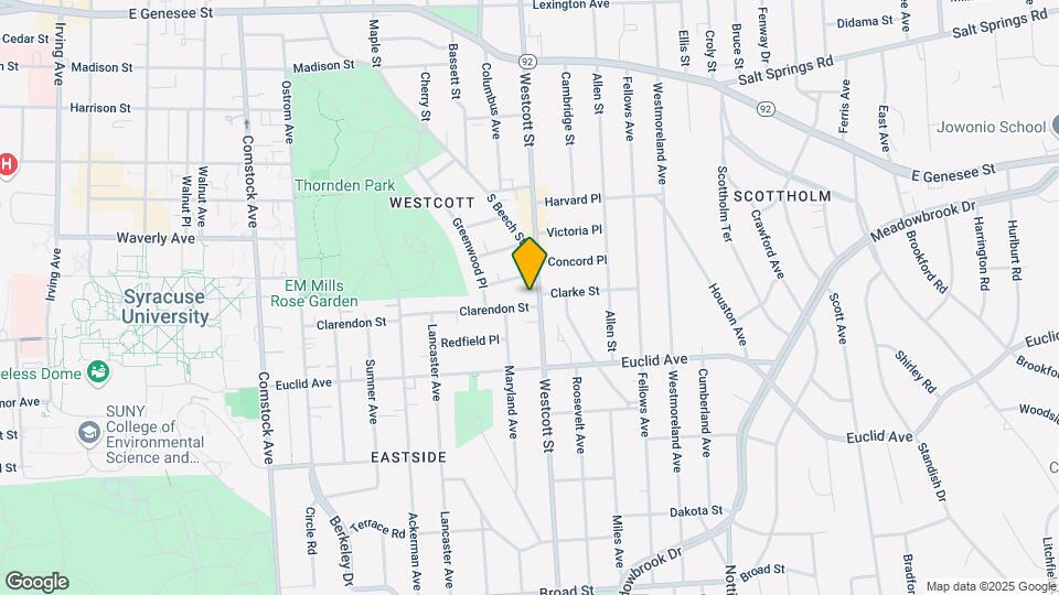 618 Westcott St Map and Location Details
