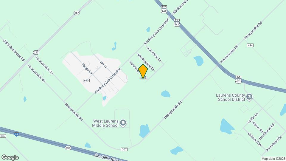 123 Whipoorwill Way Map and Location Details