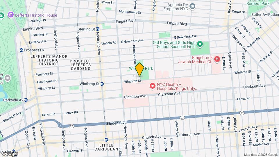 461 Winthrop St Map and Location Details
