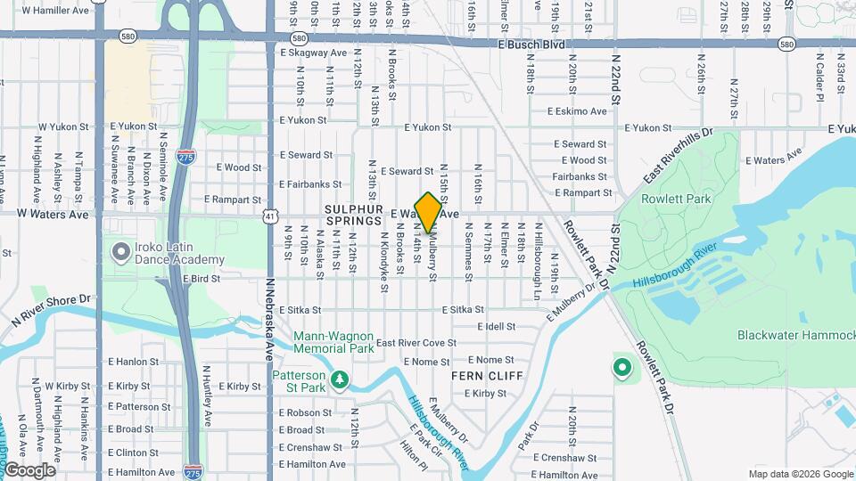 8304 N Mulberry St Map and Location Details