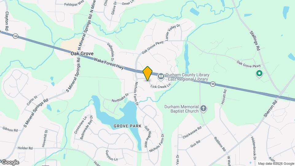 106 Lick Creek Ln Map and Location Details