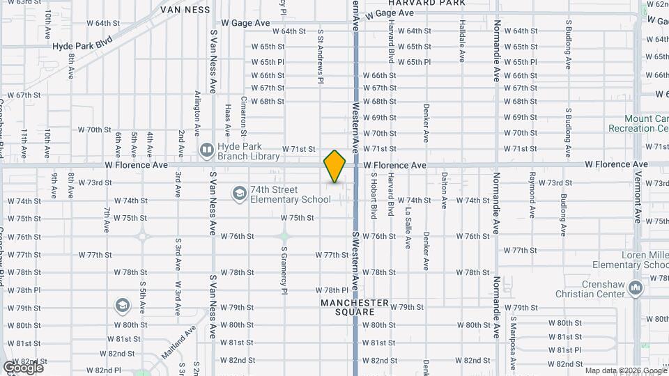 1836 W 73rd St, Unit 1836 Map and Location Details