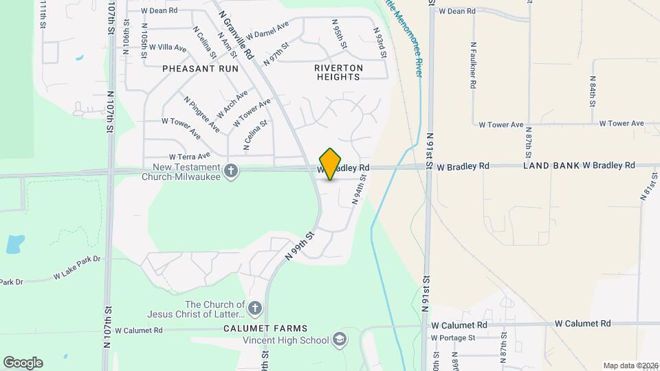 7935-7937 N 94th St Map and Location Details