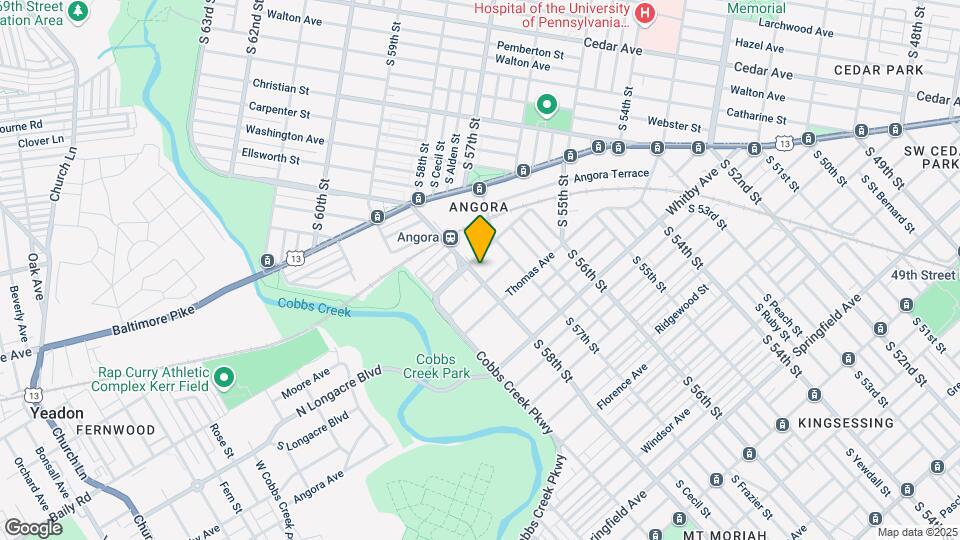 1209-1213 S 58th St Map and Location Details