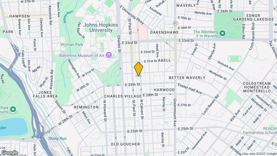 2914 N Calvert St-Unit -2914 Map and Location Details