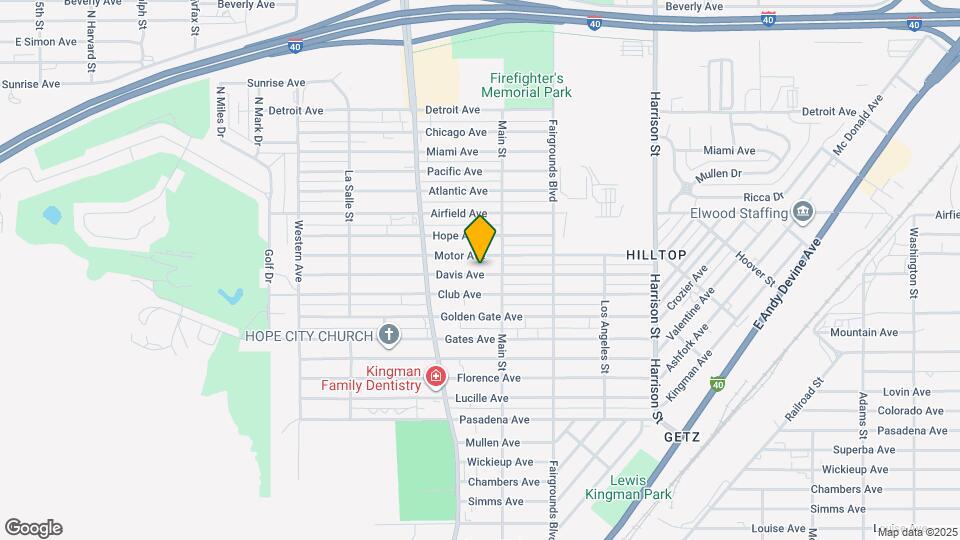 1953 Davis Ave Map and Location Details