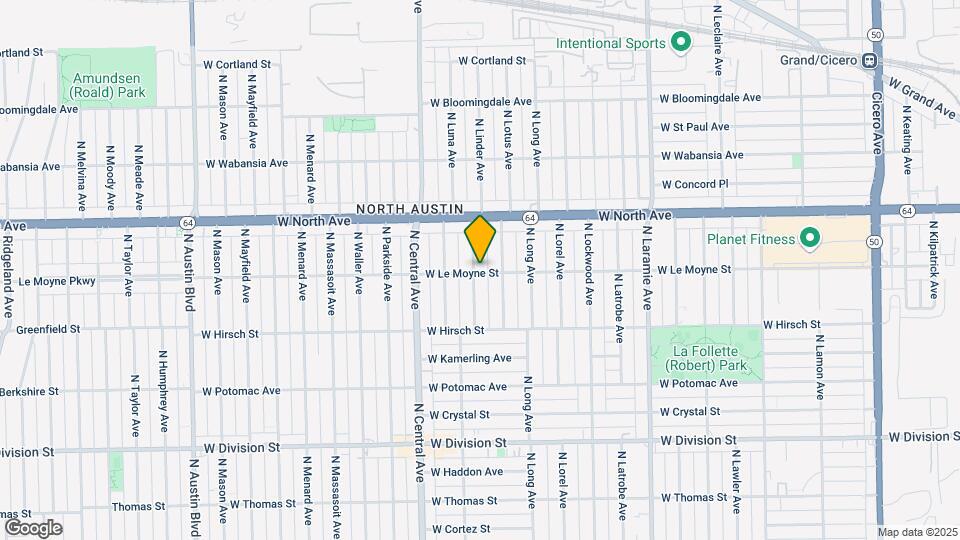 5448 W LeMoyne St Map and Location Details