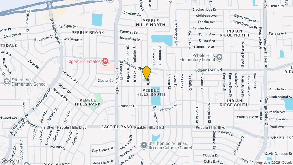 3309 E Glen Dr Map and Location Details