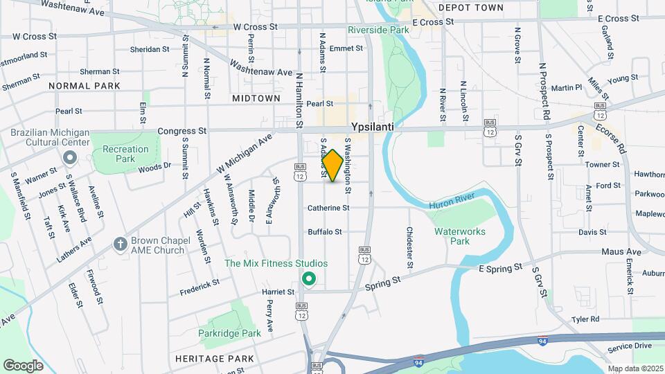 215 Woodward St. #4, Unit #1 Map and Location Details
