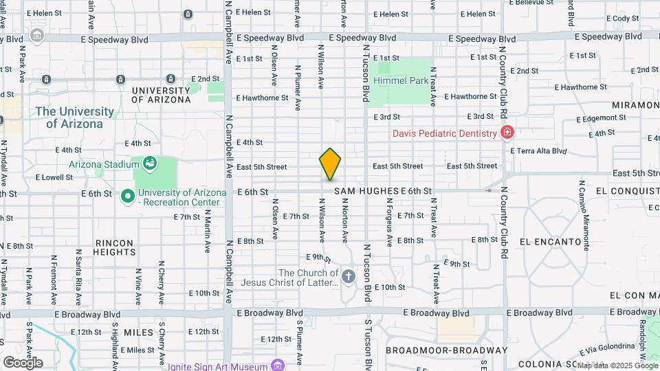 2315 E 6th St Map and Location Details