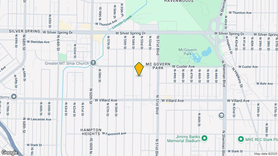 5321 N 53rd St Mapa y Detalles de la Ubicación