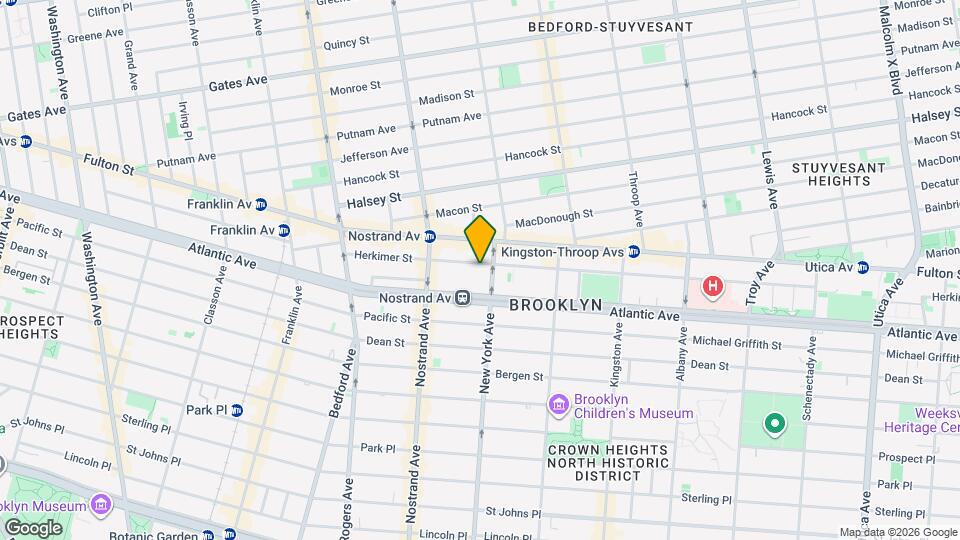 184 Herkimer St Map and Location Details