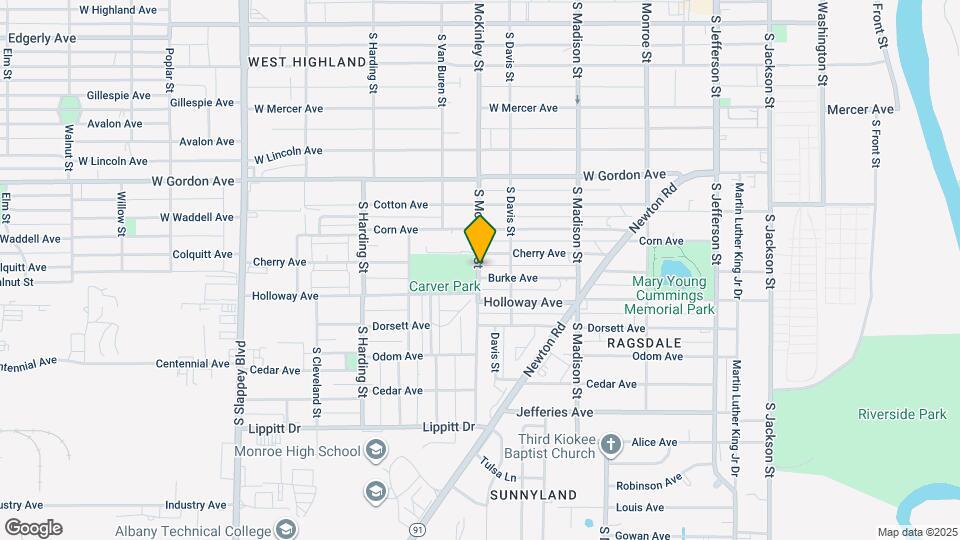 1004 S McKinley St Map and Location Details