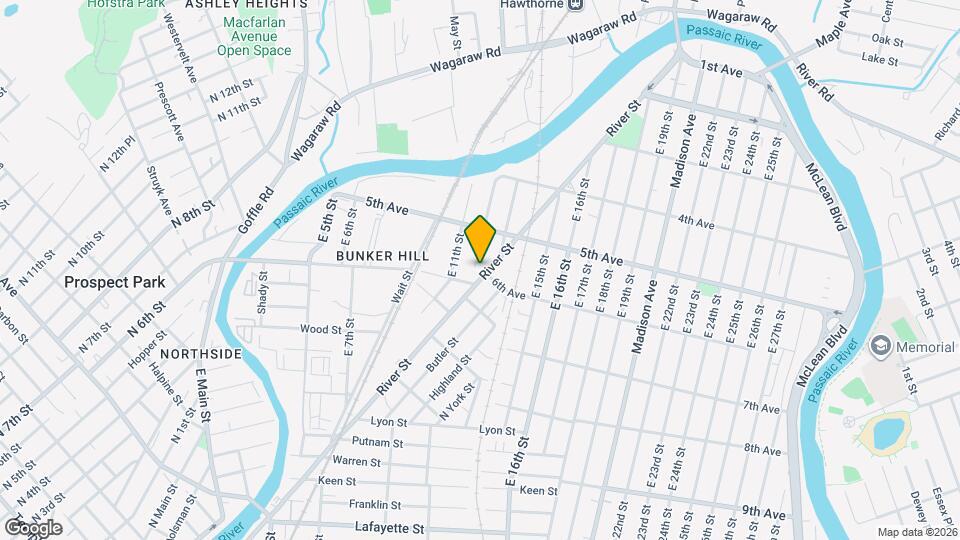587 River St Map and Location Details
