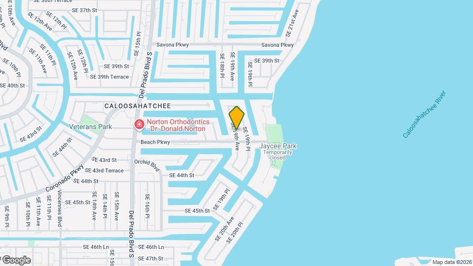 4109 SE 19th Ave Map and Location Details