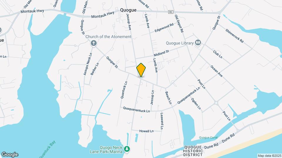 52 Quogue St Map and Location Details