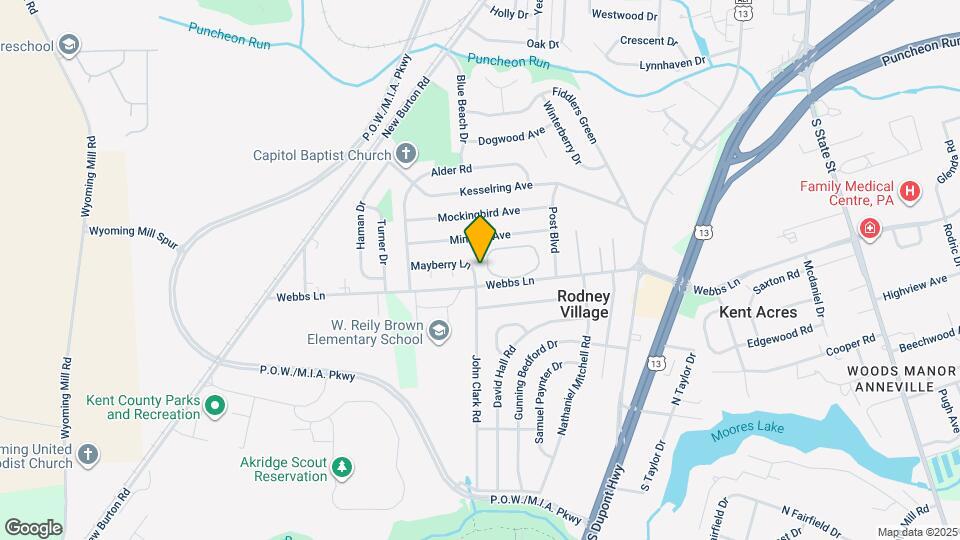 321 Mayberry Ln Mapa y Detalles de la Ubicación