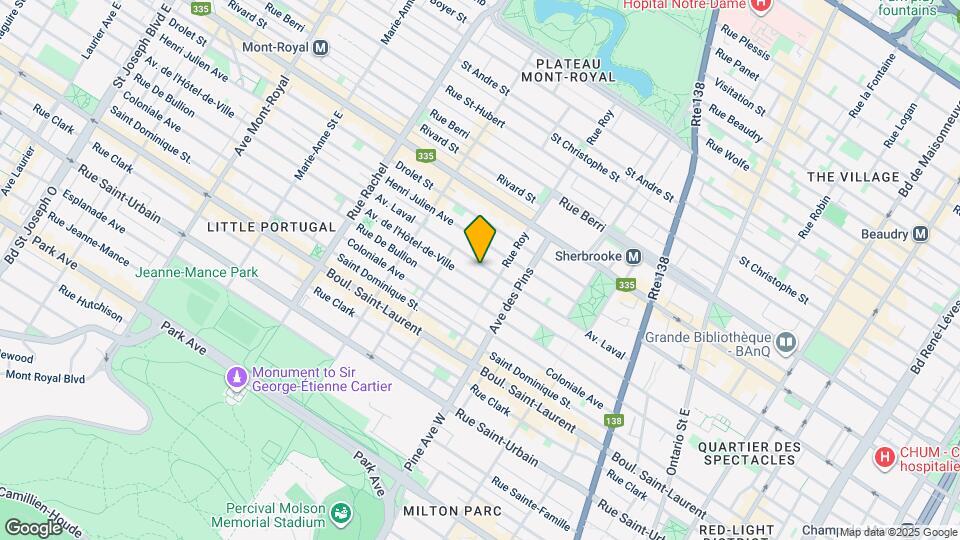 3826-3850 Laval Map and Location Details